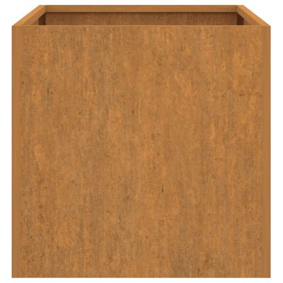 vidaXL Planter 24.4"x11.8"x11.4" Corten Steel