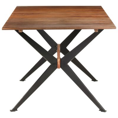 vidaXL Dining Table 70.9"x35.4"x29.9" Solid Mango Wood