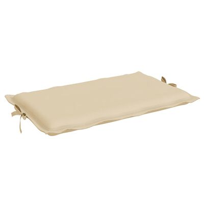 vidaXL Sun Lounger Cushion Beige 73.2"x22.8"x1.2"