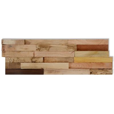 vidaXL Wall Cladding Panels 10 pcs 11.1 ft² Recycled Teak Wood