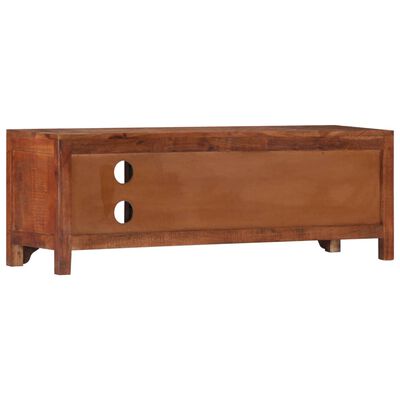 vidaXL TV Stand 47.2"x11.8"x15.7" Solid Wood Acacia