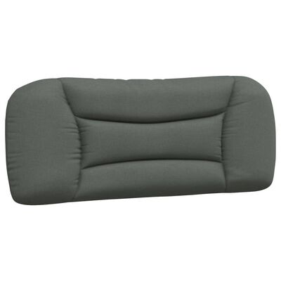 vidaXL Headboard Cushion Dark Gray 39.4" Fabric