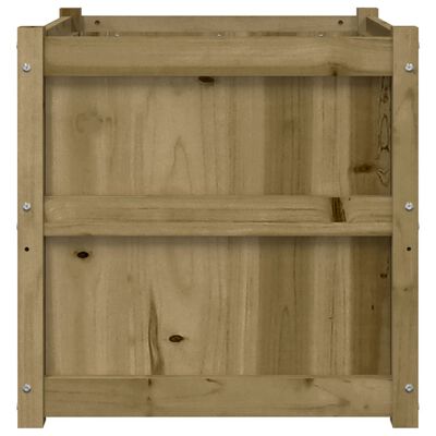 vidaXL Garden Planter 23.6"x23.6"x23.6" Impregnated Wood Pine