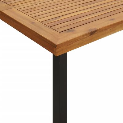 vidaXL Patio Table 78.7"x39.4"x29.5" Solid Wood Acacia