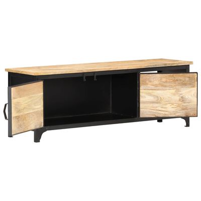 vidaXL TV Stand 47.2"x11.8"x15.7" Solid Wood Mango