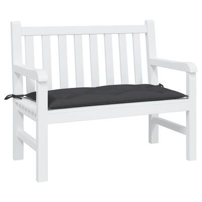 vidaXL Garden Bench Cushion Black 43.3"x19.7"x2.8" Oxford Fabric