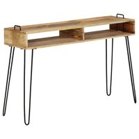 vidaXL Console Table Solid Mango Wood 45.3"x13.8"x29.9"