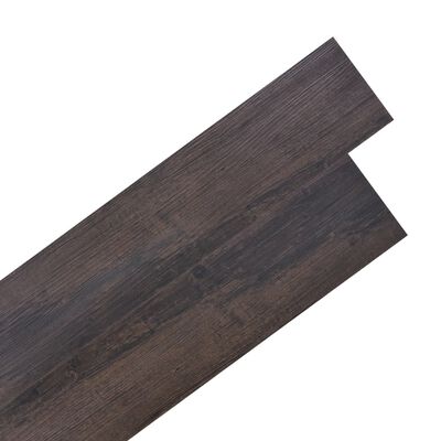 vidaXL Self-adhesive PVC Flooring Planks 54 ft² 0.08" Dark Brown