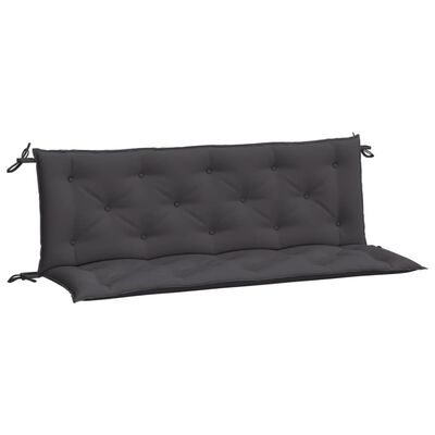 vidaXL Garden Bench Cushion Anthracite 59.1"x(19.7"+19.7")x2.8" Oxford Fabric