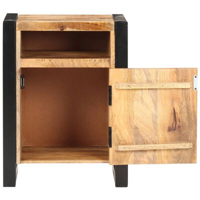 vidaXL Bedside Cabinet 15.7"x13.8"x21.7" Solid Mango Wood