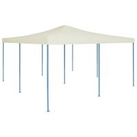 vidaXL Folding Gazebo 16.4'x16.4' Cream