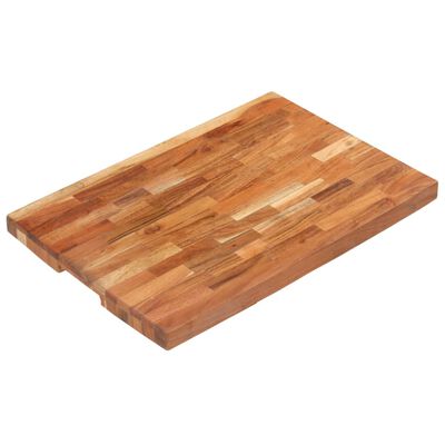 vidaXL Chopping Board 23.6"x15.7"x1.6" Solid Acacia Wood