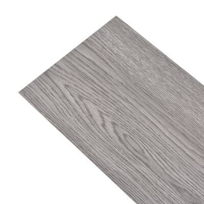 vidaXL Self-adhesive PVC Flooring Planks 54 ft² 0.08" Dark Gray