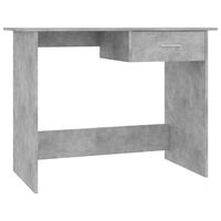 vidaXL Desk Concrete Gray 39.4"x19.7"x29.9" Engineered Wood