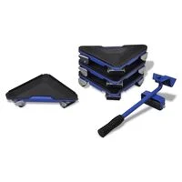 vidaXL Furniture Transport Set Lifter And Wheelset