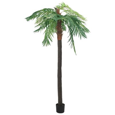 vidaXL Artificial Phoenix Palm with Pot 120.1" Green