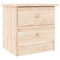 vidaXL Bedside Cabinet ALTA 16.1"x13.8"x16.1" Solid Wood Pine