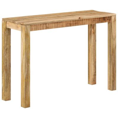 vidaXL Console Table 43.3"x13.8"x29.9" Rough Mango Wood