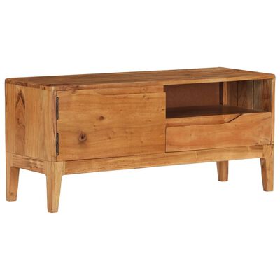 vidaXL TV Stand Solid Wood Acacia 34.6"x11.8"x15.7"