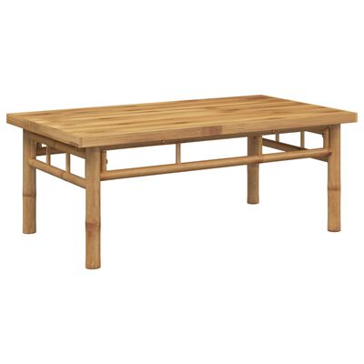 vidaXL Coffee Table 35.4"x19.7"x13.8" Bamboo