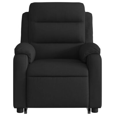 vidaXL Electric Stand up Massage Recliner Chair Black Fabric