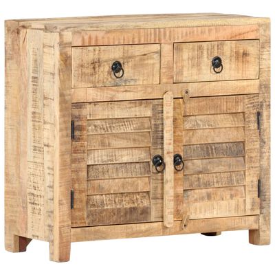 vidaXL Sideboard 27.6"x11.8"x26.8" Solid Wood Mango