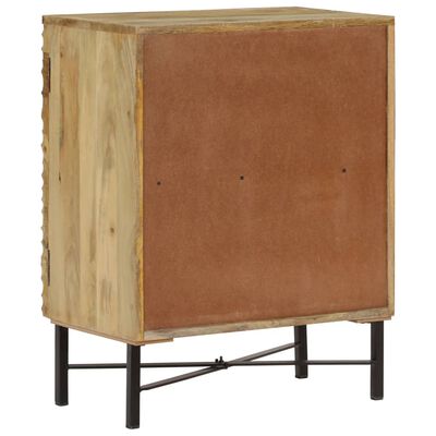 vidaXL Sideboard Solid Mango Wood 23.6"x13.8"x29.5"