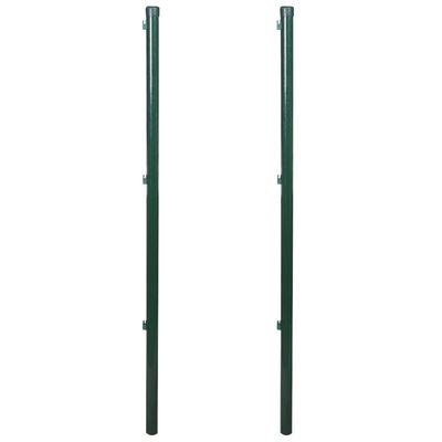 vidaXL Fence Posts 2 pcs 66.9"