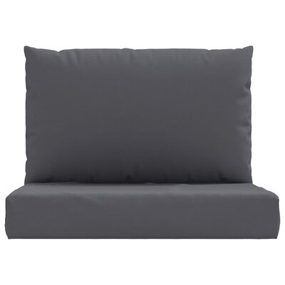 vidaXL Pallet Cushions 2 pcs Anthracite Oxford Fabric