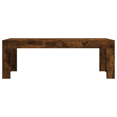 vidaXL Coffee Table Smoked Oak 40.2"x19.7"x14.2" Engineered Wood