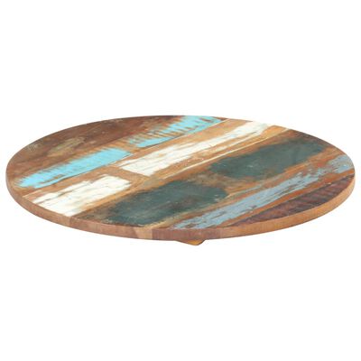 vidaXL Table Top Ø19.7"x(0.98"-1.06") Solid Reclaimed Wood