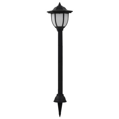 vidaXL Outdoor Solar Lamps 6 pcs LED Black