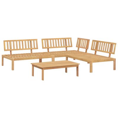 vidaXL 4 Piece Patio Pallet Sofa Set Solid Wood Acacia