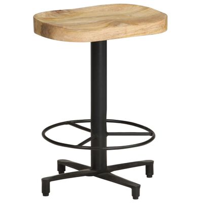 vidaXL Bar Stools 2 pcs 20.5" Solid Mango Wood