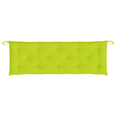 vidaXL Garden Bench Cushion Bright Green 59.1"x19.7"x2.8" Oxford Fabric