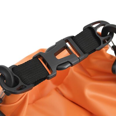 vidaXL Dry Bag Orange 4 gal PVC