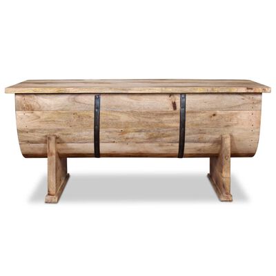 vidaXL Coffee Table Solid Mango Wood 34.6"x19.7"x15.7"