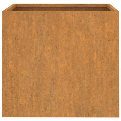 vidaXL Planters 2 pcs 19.3"x18.5"x18.1" Corten Steel