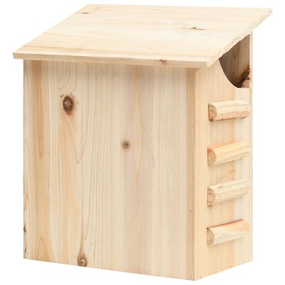 vidaXL Bat House Solid Firwood 11.8"x7.9"x15"