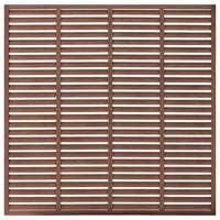 vidaXL Louver Fence WPC 70.9"x70.9" Brown