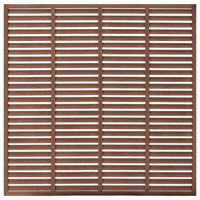 vidaXL Louver Fence WPC 70.9"x70.9" Brown