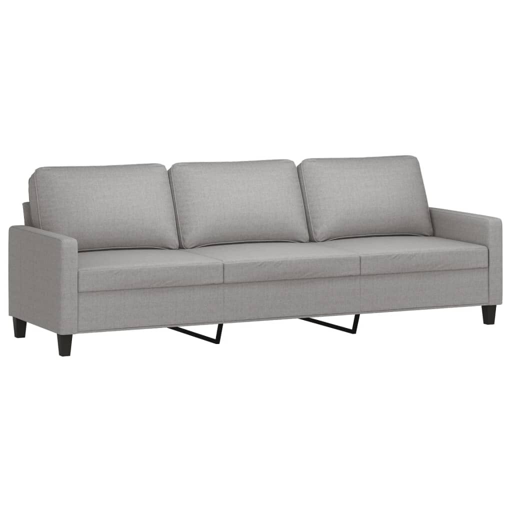 vidaXL 3-Seater Sofa Light Gray 82.7