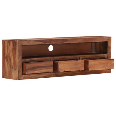 vidaXL TV Stand 47.2"x11.8"x15.7" Solid Wood Sheesham