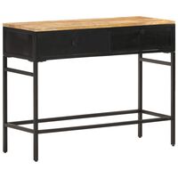 vidaXL Sideboard 39.4"x13.8"x30.3" Solid Rough Mango Wood