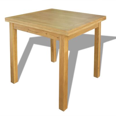 vidaXL Extendable Table Oak 67"x33.5"x29.5"