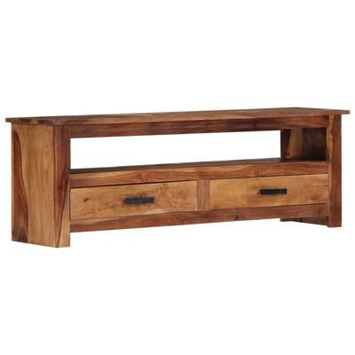 vidaXL TV Stand 46.5"x11.8"x15.7" Solid Wood