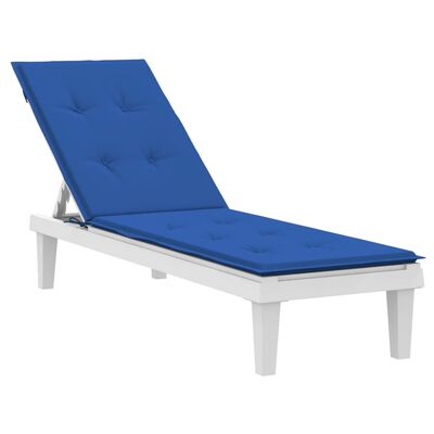 vidaXL Deck Chair Cushion Royal Blue (29.5"+41.3")x19.7"x1.6"