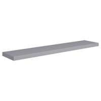 vidaXL Floating Wall Shelf Gray 47.2"x9.3"x1.5" MDF