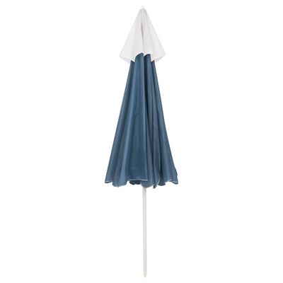 vidaXL Beach Parasol Blue 94.5"