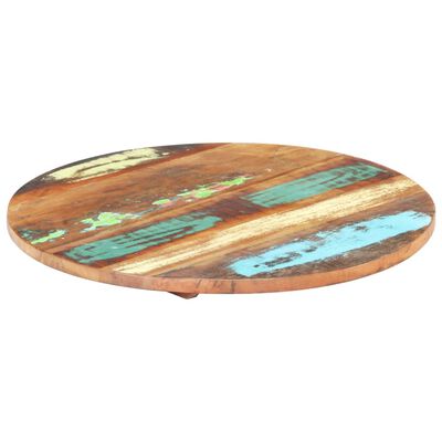 vidaXL Table Top Ø19.7"x(0.98"-1.06") Solid Reclaimed Wood